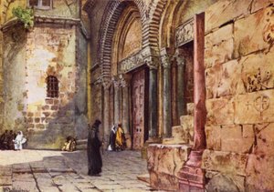 Ingång till Heliga gravens kyrka av John Fulleylove
