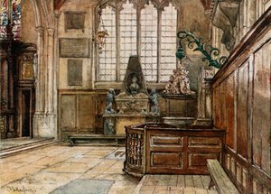 Interiör av Allhallows, Barking-by-the-Tower av John Fulleylove