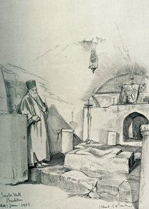 Jacobs brunn vid Shechem Nablus, 1902. av John Fulleylove