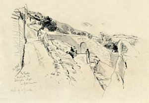 På Oljeberget, där lärjungarna sov under lidandet i trädgården, 1902. av John Fulleylove