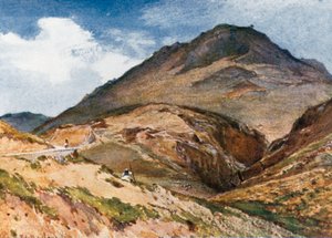Akropolis i Mykene från sydväst, med berget Elias av John Fulleylove