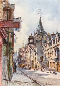 Canongate Tolbooth, tittar västerut av John Fulleylove