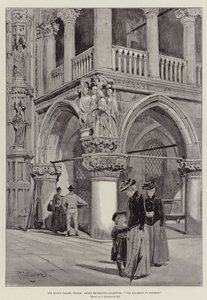 Dogepalatset, Venedig, vinkeldekorativ skulptur, Salomos dom