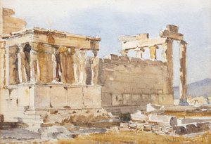 Erechtheum (akvarell) av John Fulleylove
