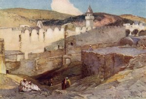 Moskén i Hebron över Machpelah-grottan