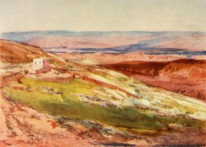 Jordandalen från Oljeberget, 1902. av John Fulleylove