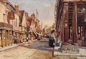 Uxbridge (färg litho) av John Fulleylove
