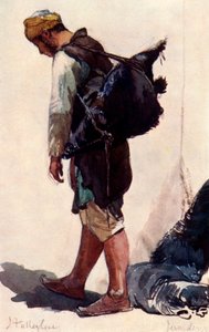 Stående figur för vattenbärare, 1902. av John Fulleylove