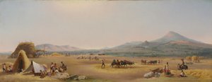 Skörd på den romerska Campagna, 1868.