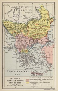 Förändringar i Turkiet i Europa av John George Bartholomew