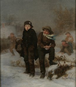 Offret, 1861 av John George Brown