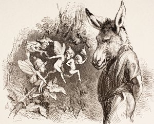 Illustration till en midsommarnattsdröm, från 