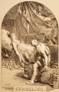 Illustration för Cymbeline, från 