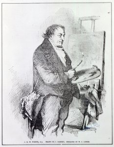 Joseph Mallord William Turner, graverad av W.J. Linton, ca 1837 (gravyr) av John Gilbert