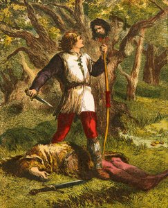 Robin Hood och Guy of Gisborne av John Gilbert