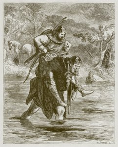Robin Hood och Curtall Fryer av John Gilbert