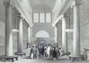 Börs, graverad av Henry Melville, c.1842 av John Gilbert