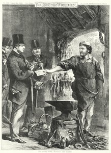 Den ärliga väljaren (gravyr) av John Gilbert