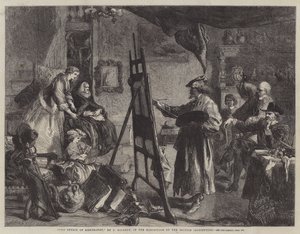 Rembrandts studio av John Gilbert