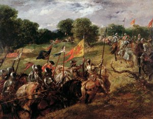 "Med alla sina banderoller modigt spridda" av John Gilbert