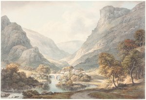 Utsikt över Dovedale av John Glover