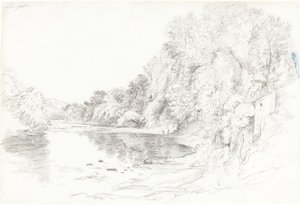 Floden vid Llangollen av John Glover