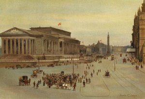 Liverpool: Lime Street (färg litho)