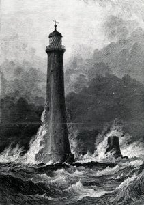 The Proposed New Eddystone Lighthouse, illustration från 