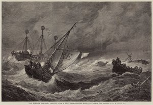 Ramsgate Life-Boat, morgonen efter en kraftig storm, vädret mildrar sig