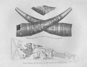 The Bugle Horn of the Castle of Carslogie & The Banner of Douglas vid slaget vid Otterbourne,
