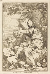 Banditti tar sin post av John Hamilton Mortimer