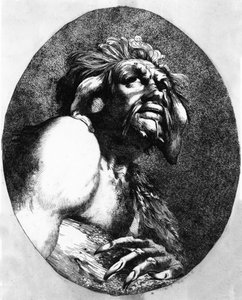 Caliban, från The Tempest, 1776