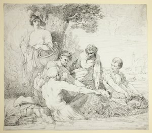Fiskare av John Hamilton Mortimer