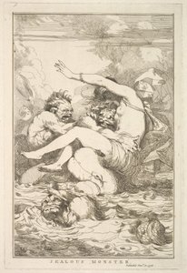 Svartsjukt monster från femton etsningar tillägnad Sir Joshua Reynolds, 8 december 1778.