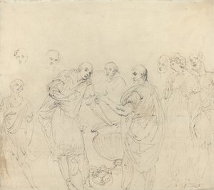 Mucius Scaevola [höger] av John Hamilton Mortimer