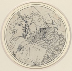 Tre orientaliska huvuden av John Hamilton Mortimer