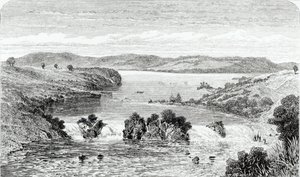 Riponfallen - Nilen som rinner ut ur Victoria N