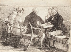 Backgammon, 1808 av John Harden