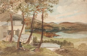 Hall na Windermere, Wilaya ya Ziwa, Cumbria (wc kwenye karatasi)swed av John Harden
