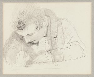 Man skriver, 1825 av John Harden