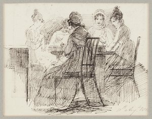 Sittande grupp, 1808