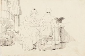 Väntar vid Whitehaven, 1811 av John Harden