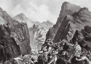 Förintelsen av den grekiska armén, 811 (litografi) av John Harris Valda