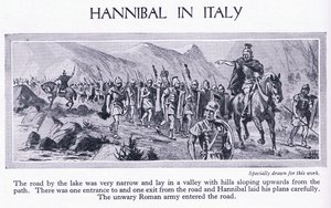 Hannibal i Italien, ca 1950 av John Harris Valda