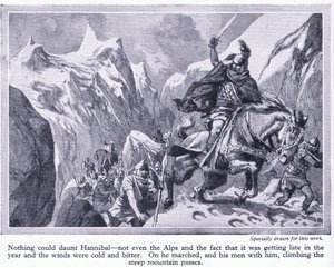 Hur Hannibal korsade Alperna, ca 1950 av John Harris Valda
