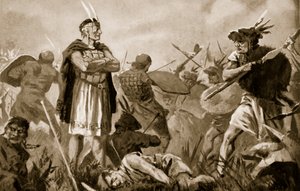 Huascar och Atahualpa slåss om Inkariket