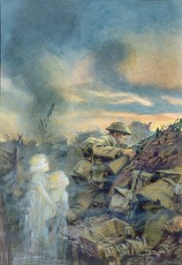 En av de saker vi kämpar för (wc och krita på papper) av John Harris Valda
