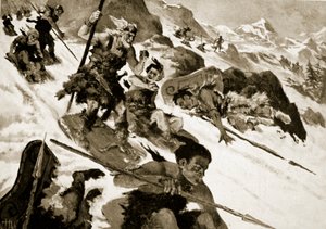Cimbri i Alperna av John Harris Valda