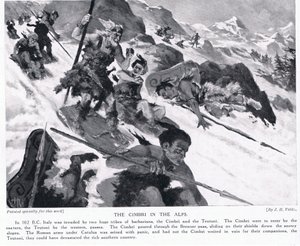 Cimbri i Alperna av John Harris Valda