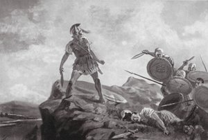 Filomelos död (litografi) av John Harris Valda